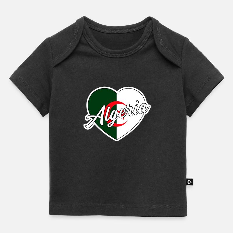 Algérie - T-shirt Premium bébé bio - noir