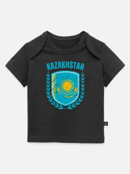 Kasachstan - Baby Premium Organic T-Shirt - Schwarz