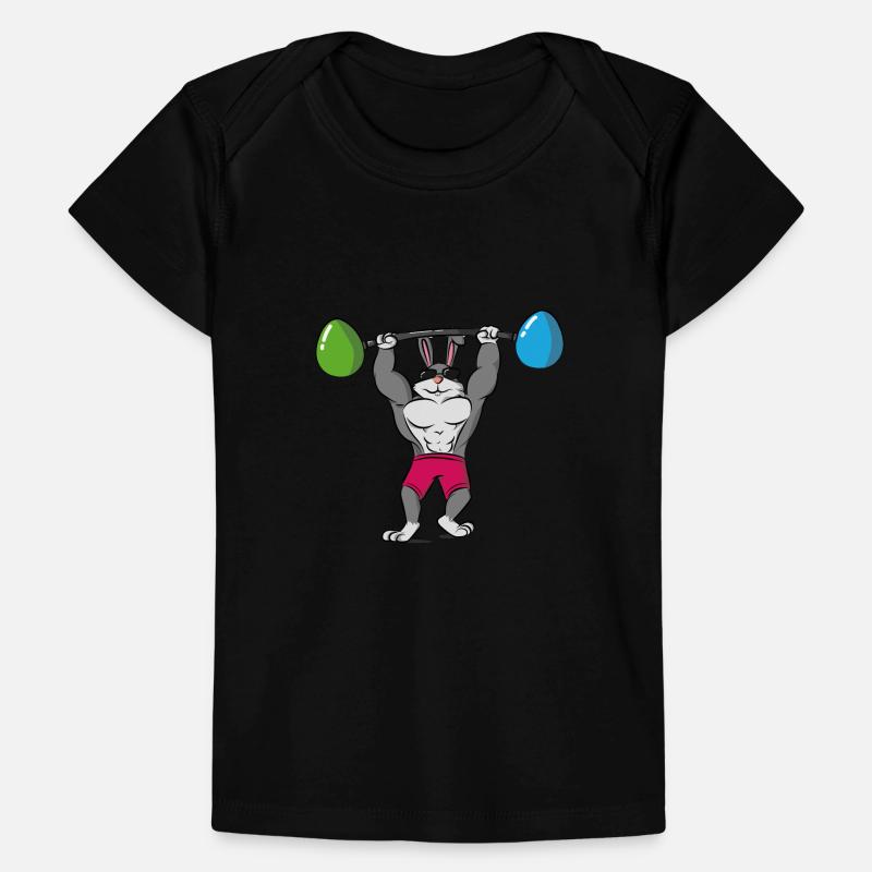 Cool Easter Easter Egg Dumbbell Sunglasses Baby Premium Organic T-shirt