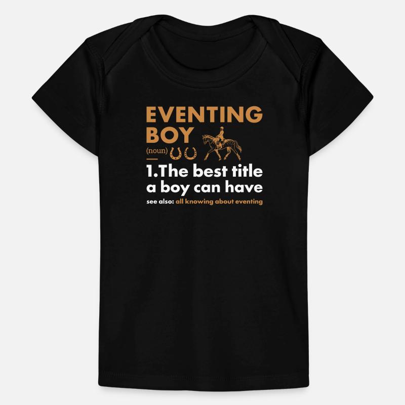 Cavalier Garçon Définition Concours complet T-shirt Premium bébé bio