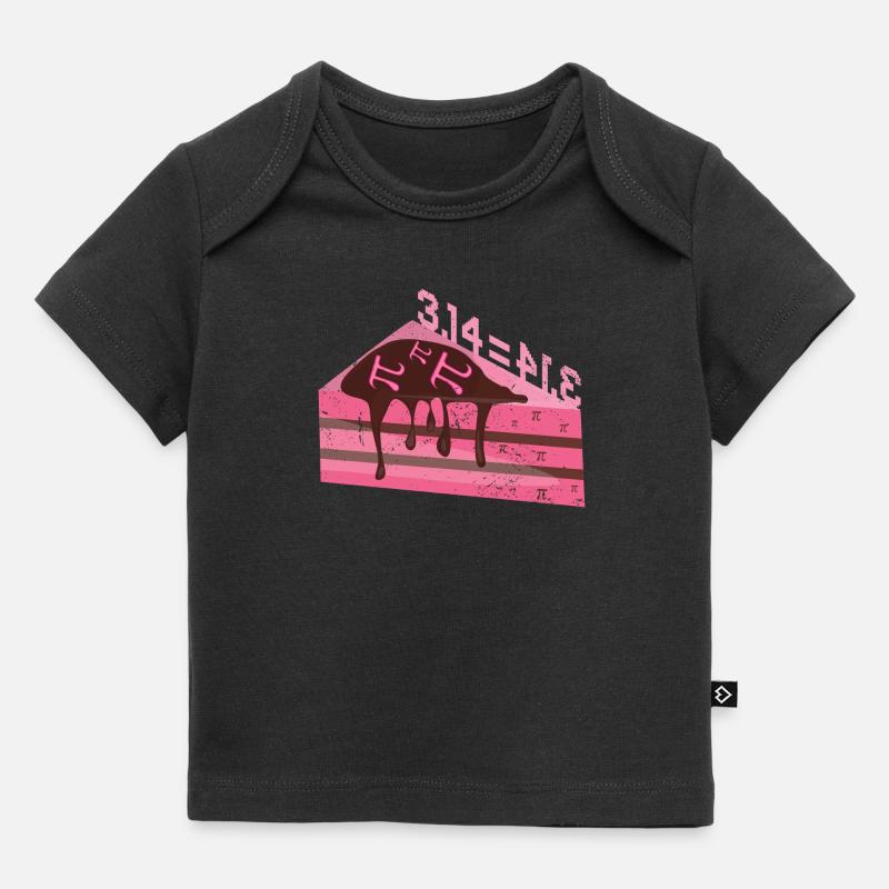 Math 3.14 = Pie Pi - T-shirt Premium bébé bio - noir