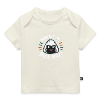 Smiling Onigiri - Baby Premium Organic T-shirt - dark navy - Front