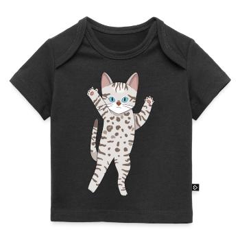 Grey Bengal - Baby Premium Organic T-shirt - black - Front