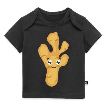 Ingwer - Baby Premium Organic T-Shirt - Schwarz - Vorne