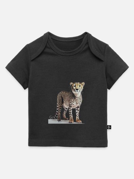 Cheetah - Gepard - Baby Premium Organic T-Shirt - Schwarz