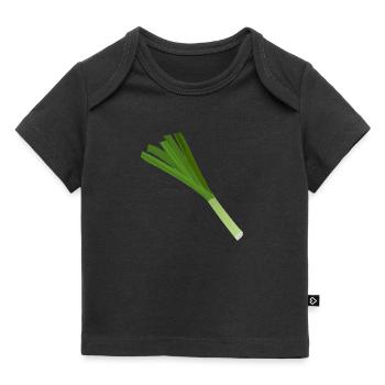 Lauch - Baby Premium Organic T-Shirt - Schwarz - Vorne