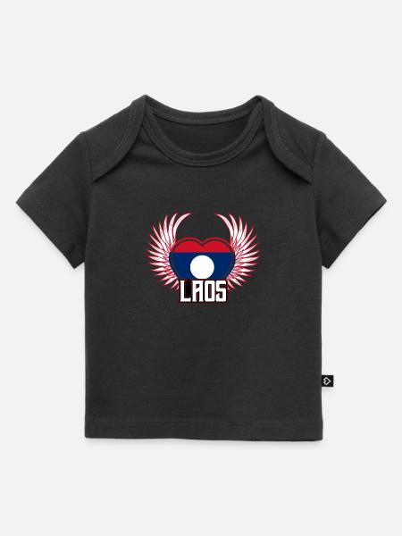 Laos - Baby Premium Organic T-Shirt - Schwarz