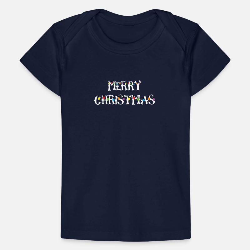 Merry Christmas String lights gift Baby Premium Organic T-shirt