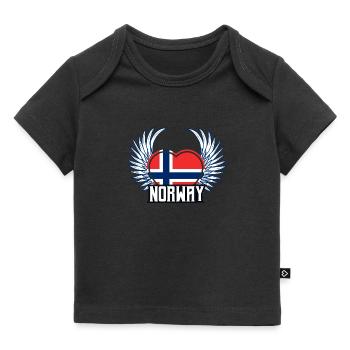 Norvège - T-shirt Premium bébé bio - noir - Devant