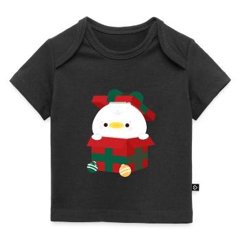 Ente Weihnachtsgeschenk - Baby Premium Organic T-Shirt - Schwarz - Vorne