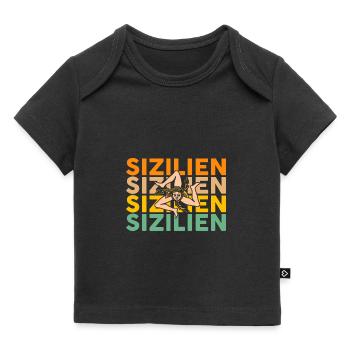 Sizilianer Sizilianisch Sizilien - Baby Premium Organic T-Shirt - Schwarz - Vorne