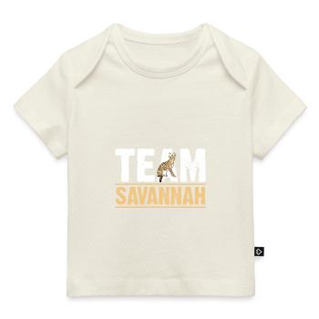 Savannah Katze - Baby Premium Organic T-Shirt - Dunkelnavy - Vorne