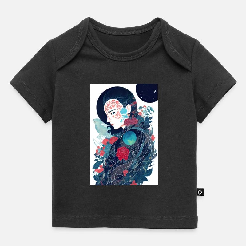 Geisha - T-shirt Premium bébé bio - noir