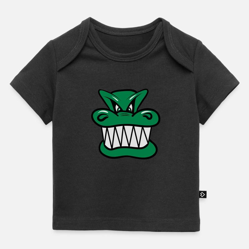 Méchant drôle comique cool de Dragon - T-shirt Premium bébé bio - noir