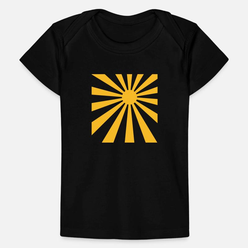 Sun rays rectangle design Baby Premium Organic T-shirt