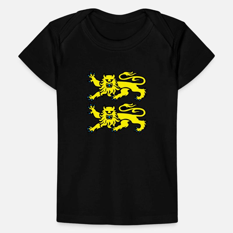 leopards normand logo drapeau 2701 T-shirt Premium bébé bio