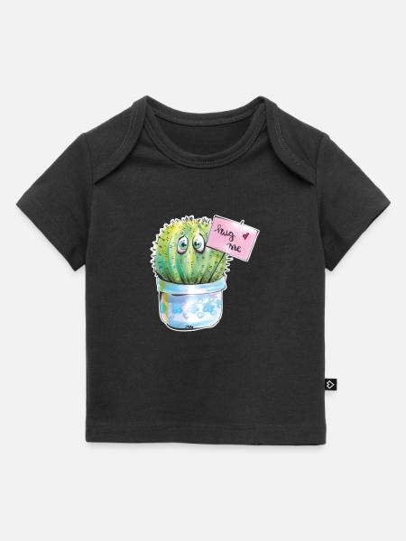 hug me - Baby Premium Organic T-Shirt - Schwarz