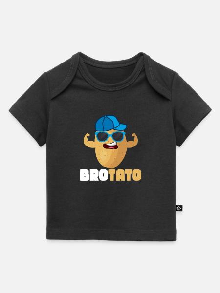 Brotato Vegetable Potato - Baby Premium Organic T-Shirt - Schwarz