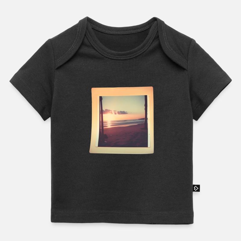 Souvenirs rétro - T-shirt Premium bébé bio - noir