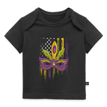 Karneval Kostüm Perlen - Baby Premium Organic T-Shirt - Schwarz - Vorne