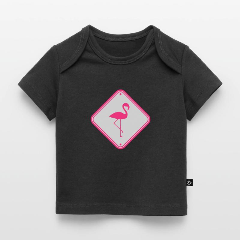 warning note caution caution shield danger fla Baby Premium Organic T-shirt