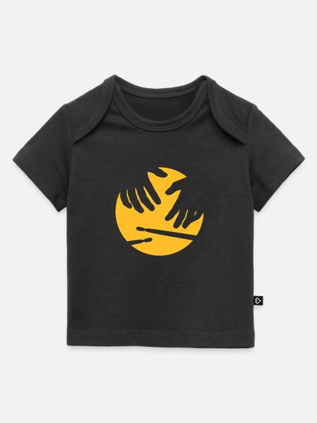 percussion - Baby Premium Organic T-Shirt - Schwarz