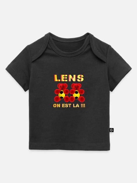 Teddy Objektiv - Baby Premium Organic T-Shirt - Schwarz