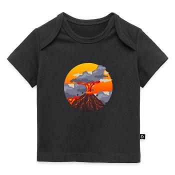 Vulkan - Baby Premium Organic T-Shirt - Schwarz - Vorne