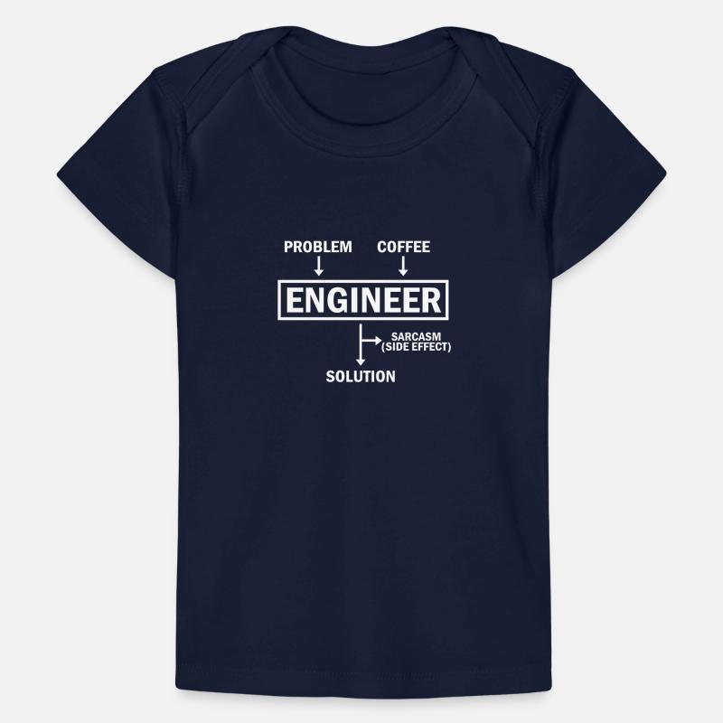 Problem Engineer Coffee Solution Sarcasm T-shirt Premium bébé bio