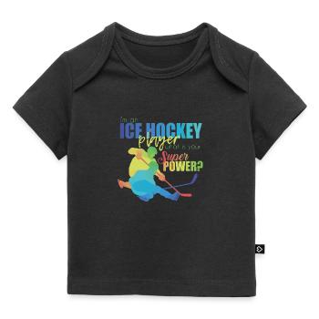 Hockey - T-shirt Premium bébé bio - noir - Devant