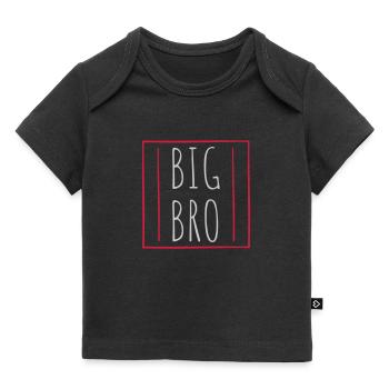 Umrandung Big Bro Logo - Baby Premium Organic T-Shirt - Schwarz - Vorne