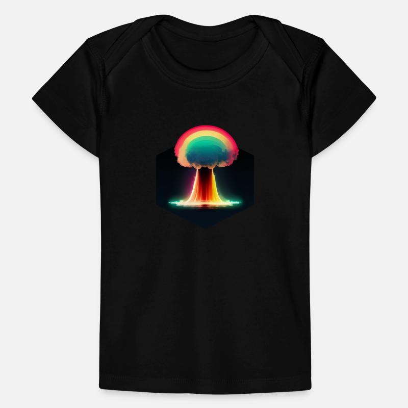 Rainbow Nuclear Explosion Baby Premium Organic T-shirt