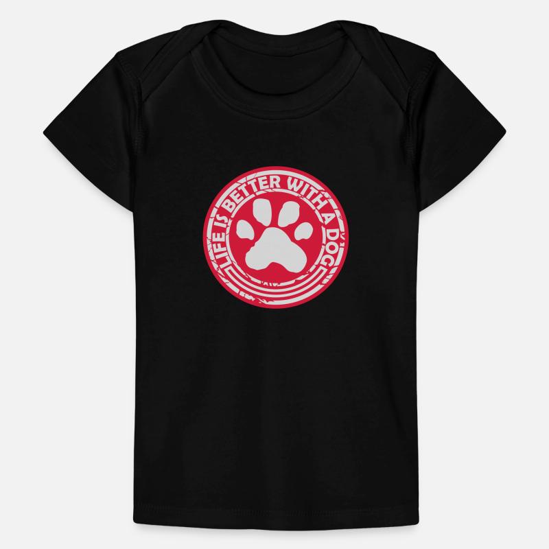 better with a dog Baby Premium Organic T-shirt