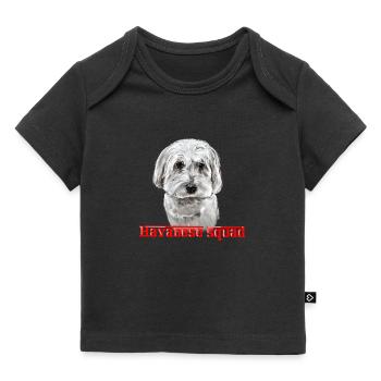 Escouade canine havanaise - T-shirt Premium bébé bio - noir - Devant
