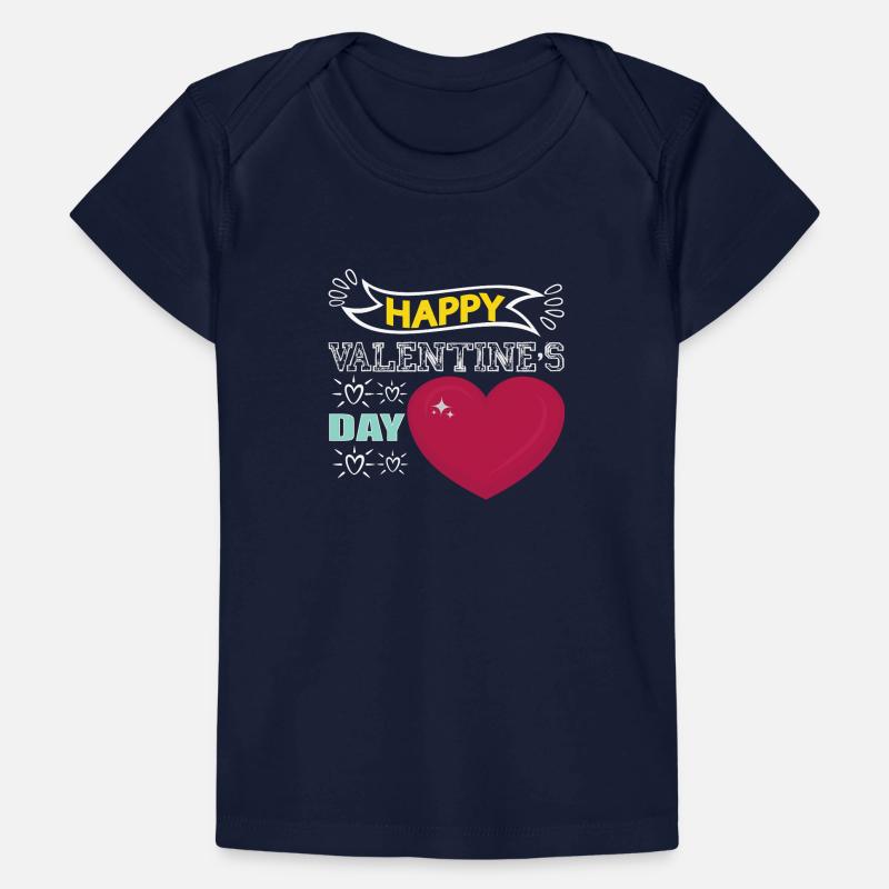 Joyeuse Saint-Valentin T-shirt Premium bébé bio