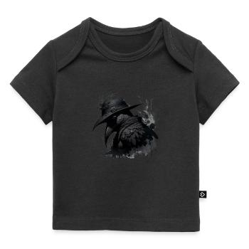 Pestdoktor Krähe - Baby Premium Organic T-Shirt - Schwarz - Vorne