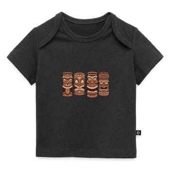 Tiki-Totems - Baby Premium Organic T-Shirt - Schwarz - Vorne