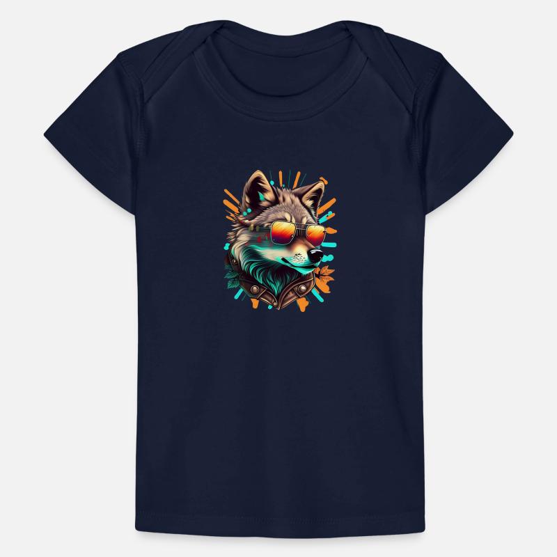 cooler Wolf Baby Premium Organic T-Shirt