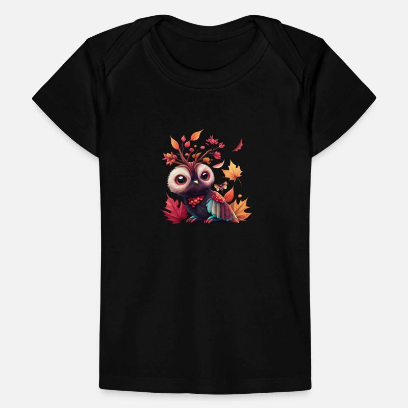 Herbst Wächter Eule Baby Premium Organic T-Shirt
