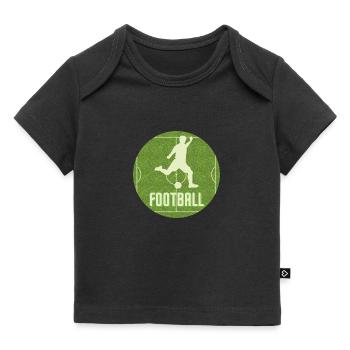 Football - T-shirt Premium bébé bio - noir - Devant