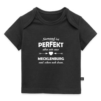 Die Heimat Mecklenburg - Baby Premium Organic T-Shirt - Schwarz - Vorne