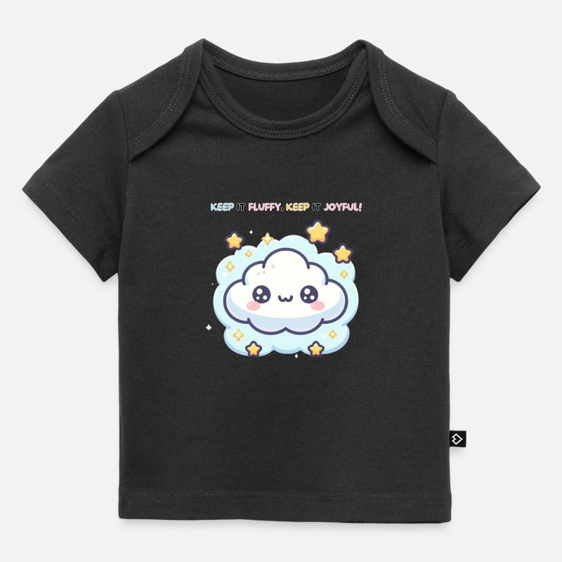 Keep it Fluffy Keep it Joyful ! - Baby Premium Organic T-shirt - black