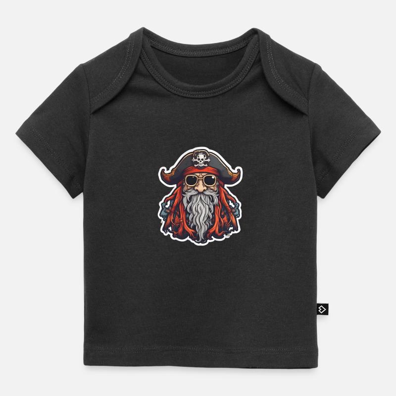 LOGO PIRATE 4 - T-shirt Premium bébé bio - noir