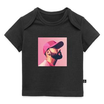 Pink - Baby Premium Organic T-Shirt - Schwarz - Vorne