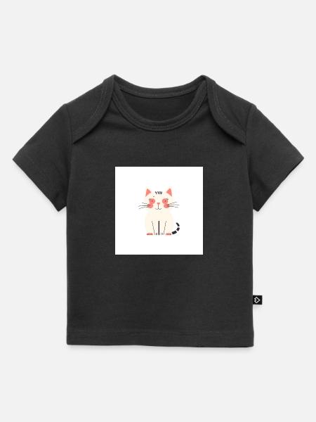 Süßes Kätzchen - Baby Premium Organic T-Shirt - Schwarz