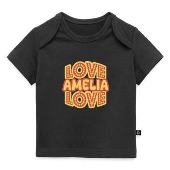 Geschenk für Amelia - Baby Premium Organic T-Shirt - Schwarz - Vorne