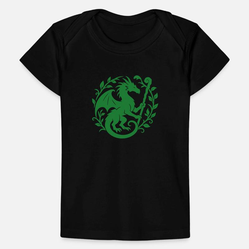 Druid Dragon (light green) Baby Premium Organic T-shirt