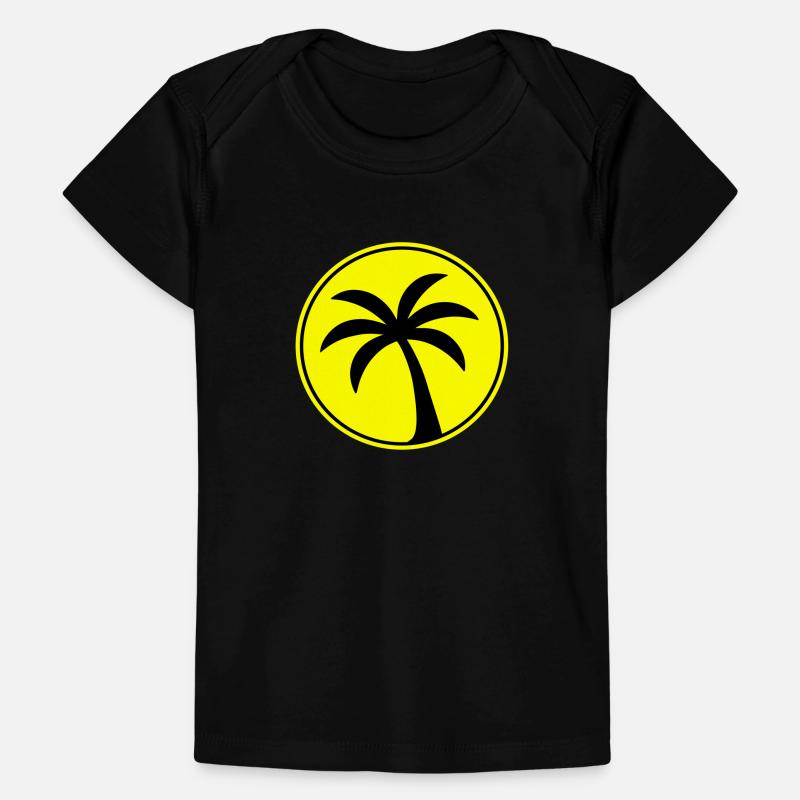 Palm tree icon beach Baby Premium Organic T-shirt