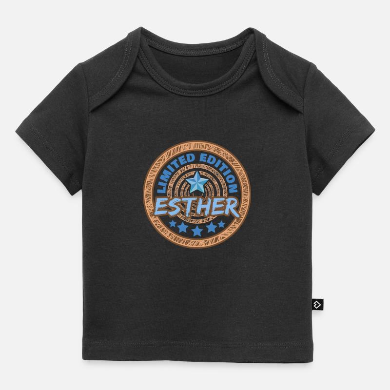 Esther Esther - T-shirt Premium bébé bio - noir