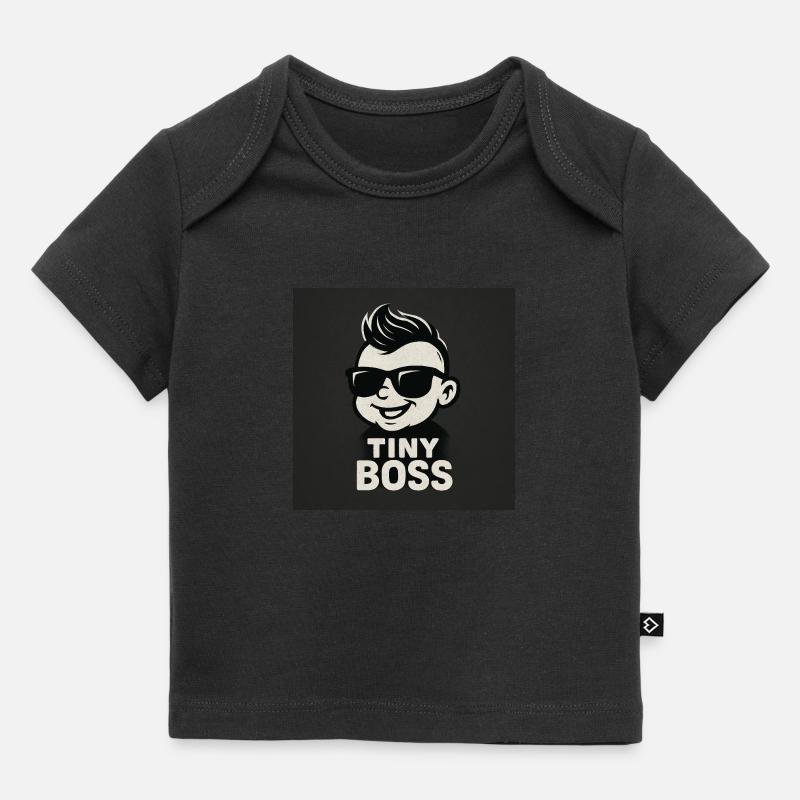 TinyBoss - T-shirt Premium bébé bio - noir